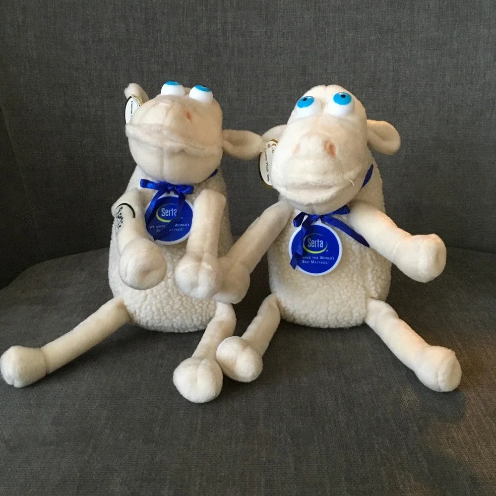 Serta Plush Sheep Pair Number‎ 44 Set of 2